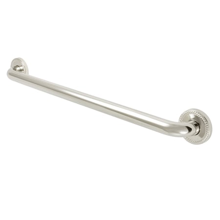 Laurel Contemporary Grab Bar, 27-1/16" L, 17 ga. Brass, Polished Nickel DR814246